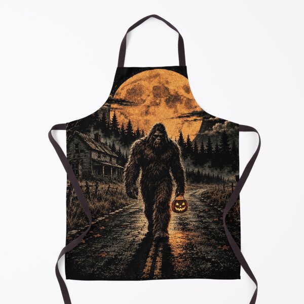 Item preview, Bigfoot Trick or Treat Halloween Full Moon Cryptid designed and sold by will freed18.