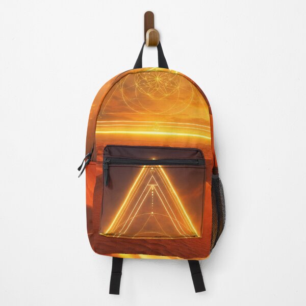 Item preview, Glowing Golden Triangle Mandala Over Sahara Dunes designed and sold by monkeybusiness.pt.