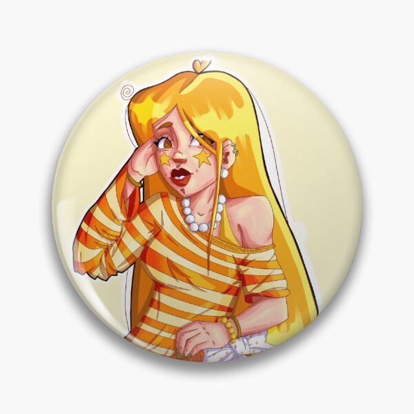 Item preview, Yellow Aesthetic Girl Cutesy Character designed and sold by PingusPickle.