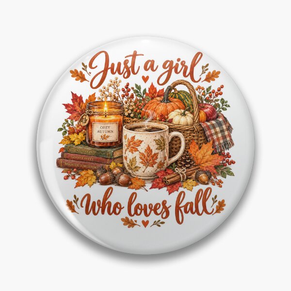 Item preview, Just a Girl Who Loves Fall Cozy Autumn Coffee designed and sold by will freed18.