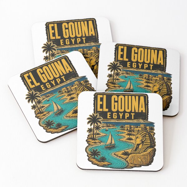 Item preview, El Gouna Egypt Vintage Travel Tourism designed and sold by TravelersGems.