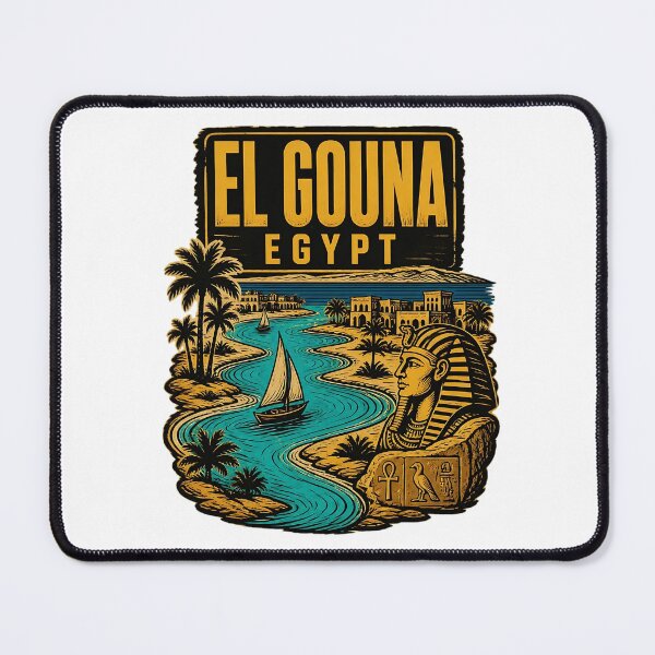 Item preview, El Gouna Egypt Vintage Travel Tourism designed and sold by TravelersGems.