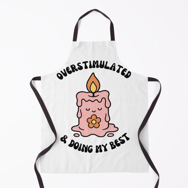 Item preview, Overstimulated Doing My Best Cute Retro Mental Health Art designed and sold by wildsilencee.