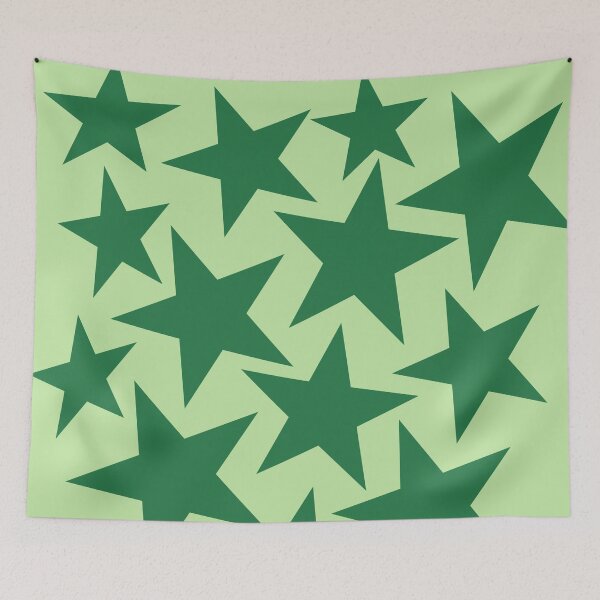 Item preview, Large Green Stars designed and sold by Jeallan Designs.