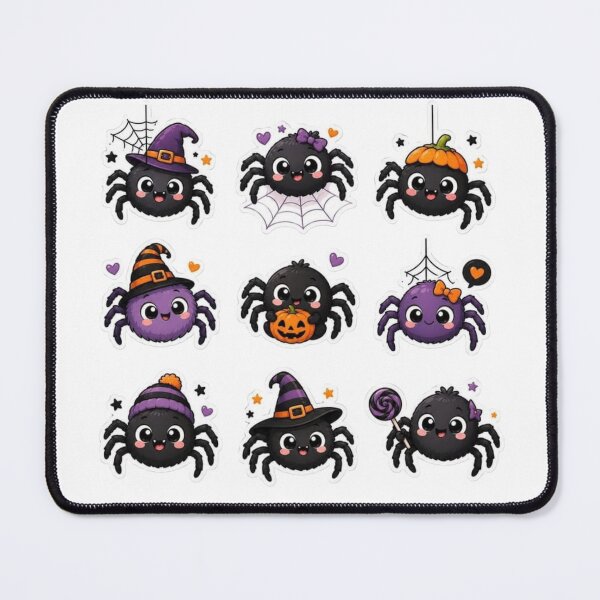 Item preview, Cute Halloween Spider Kawaii Spooky Pumpkin Witch Spider Design designed and sold by anemiche.