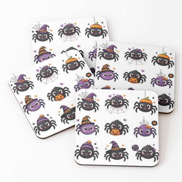 Item preview, Cute Halloween Spider Kawaii Spooky Pumpkin Witch Spider Design designed and sold by anemiche.