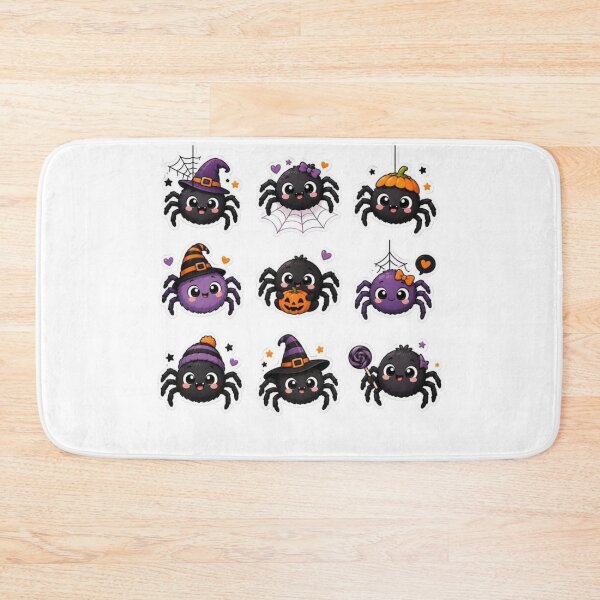 Item preview, Cute Halloween Spider Kawaii Spooky Pumpkin Witch Spider Design designed and sold by anemiche.