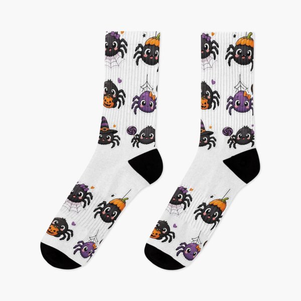 Item preview, Cute Halloween Spider Kawaii Spooky Pumpkin Witch Spider Design designed and sold by anemiche.