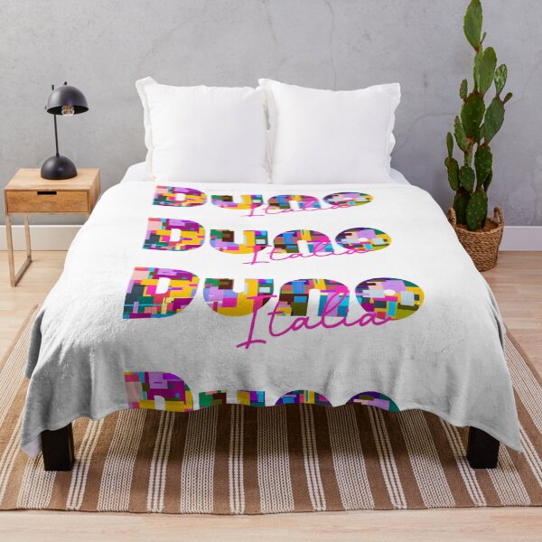 Item preview, Duno, Varese, Italy, Italia, colorful typography design for travellers designed and sold by Wanderful-roads.