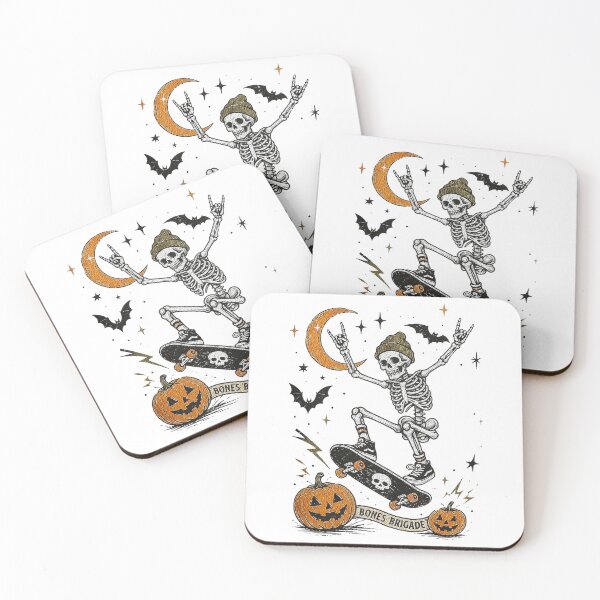 Item preview, Halloween skeleton skating halloween shirt design best halloween ever spooky season  designed and sold by CaesarPOD.
