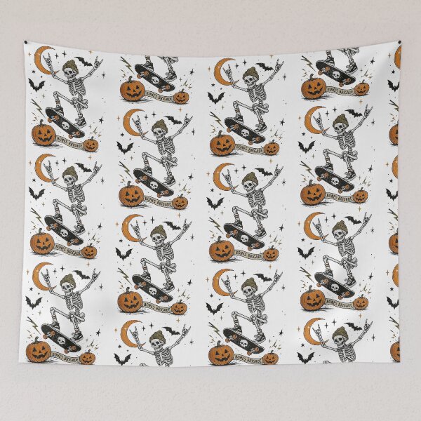 Item preview, Halloween skeleton skating halloween shirt design best halloween ever spooky season  designed and sold by CaesarPOD.