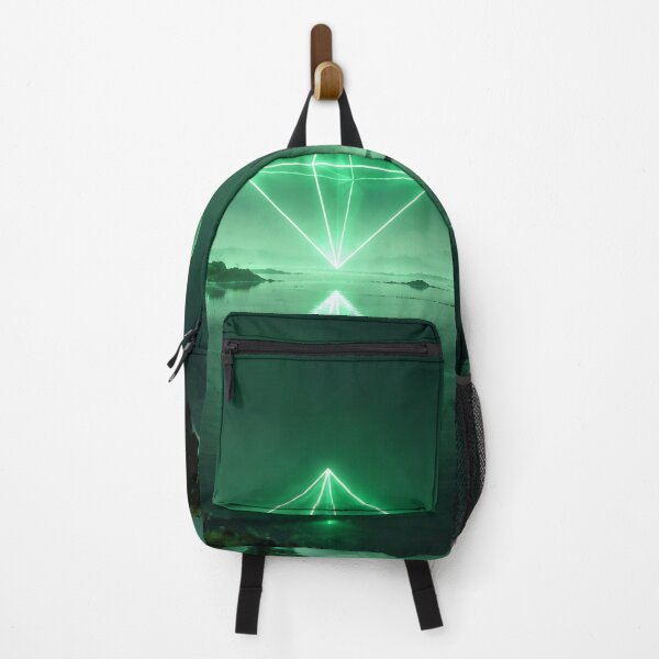Item preview, Glowing Emerald Octahedron Over Alien Swamp Lake designed and sold by monkeybusiness.pt.
