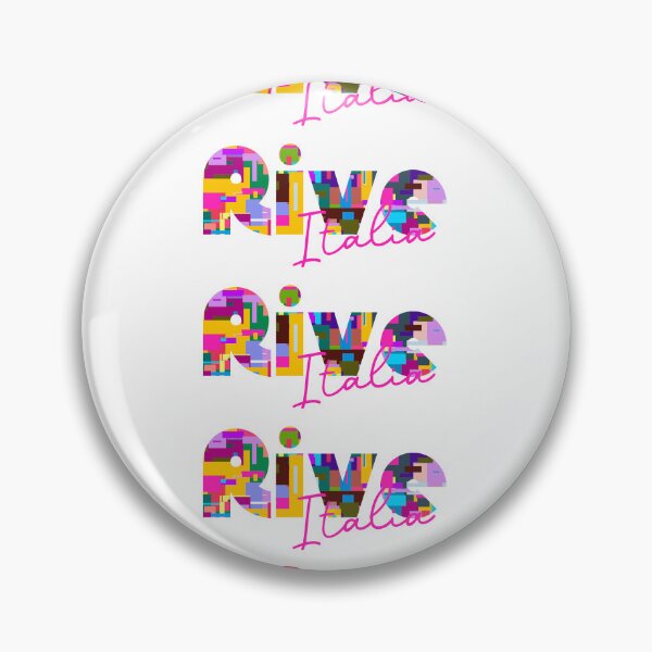 Item preview, Rive, Vercelli, Italy, Italia, colorful typography design for travellers designed and sold by Wanderful-roads.