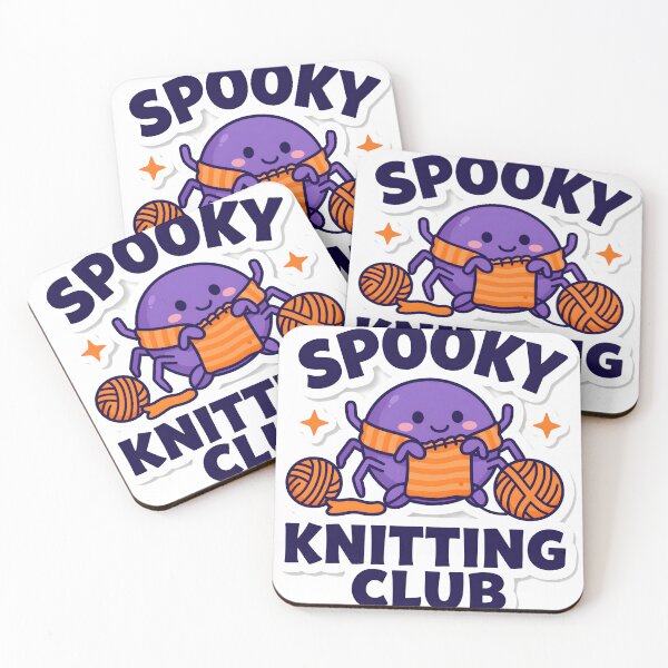 Item preview, Spooky Knitting Club Cute Spider designed and sold by chill-a-lot.