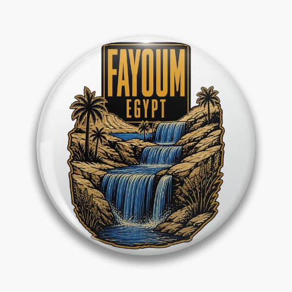 Item preview, Fayoum Egypt Vintage Travel Tourism designed and sold by TravelersGems.