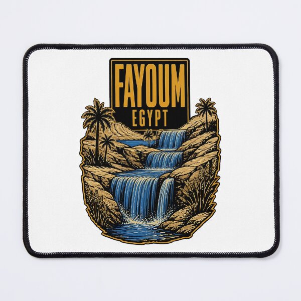 Item preview, Fayoum Egypt Vintage Travel Tourism designed and sold by TravelersGems.