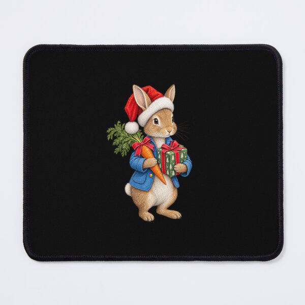 Item preview, Peter Rabbit Christmas Santa Hat | Festive Rabbit Holiday Gift designed and sold by biblio_phile.