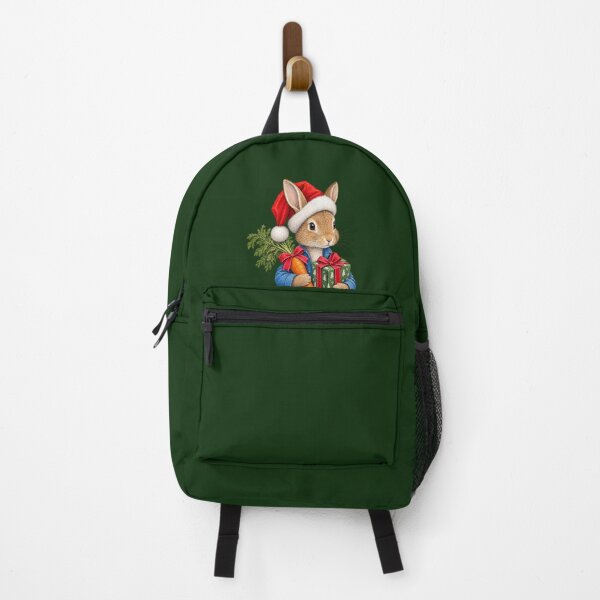Item preview, Peter Rabbit Christmas Santa Hat | Festive Rabbit Holiday Gift designed and sold by biblio_phile.