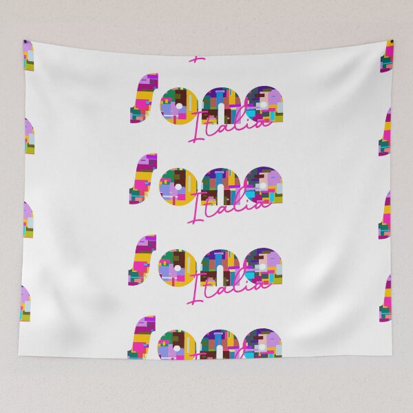 Item preview, Sona, Verona, Italy, Italia, colorful typography design for travellers designed and sold by Wanderful-roads.