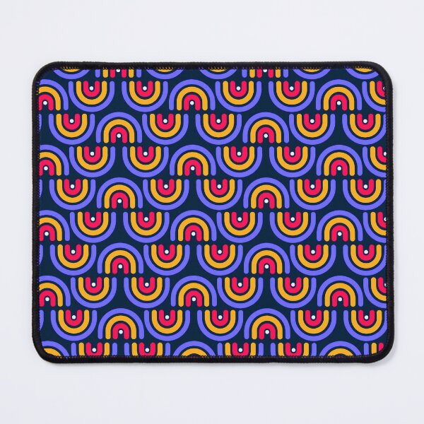 Item preview, Retro 70s Rainbow Pattern Colorful Groovy Arches designed and sold by JRRTs.