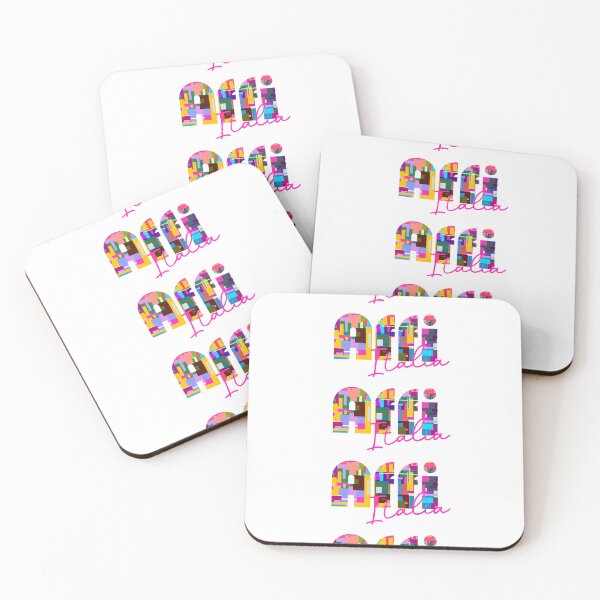 Item preview, Affi, Verona, Italy, Italia, colorful typography design for travellers designed and sold by Wanderful-roads.
