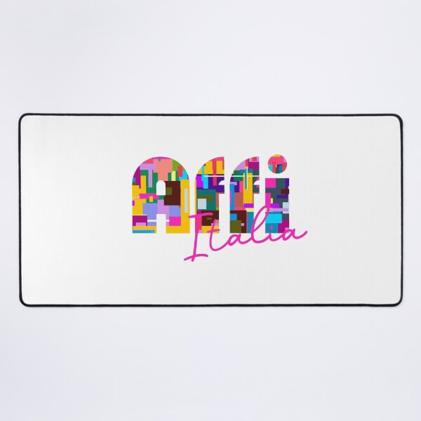 Item preview, Affi, Verona, Italy, Italia, colorful typography design for travellers designed and sold by Wanderful-roads.