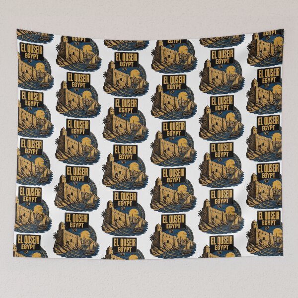Item preview, El Quseir Egypt Vintage Travel Tourism designed and sold by TravelersGems.