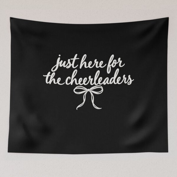 Item preview, Just Here for Cheerleaders Funny Cheerleading Fan Cheer Mom Dad Family Humor designed and sold by 76Valeria.