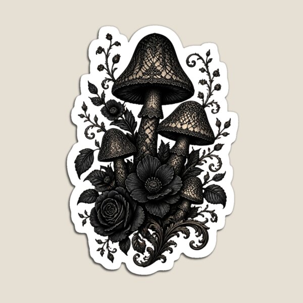 Item preview, Gothic Lace Mushroom Garden designed and sold by Reverie & Roses.