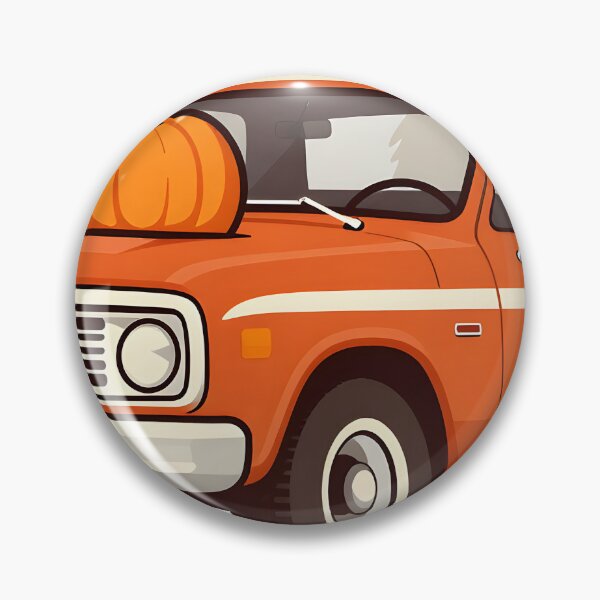 Item preview, Vintage Pickup Truck with Pumpkins designed and sold by chill-a-lot.