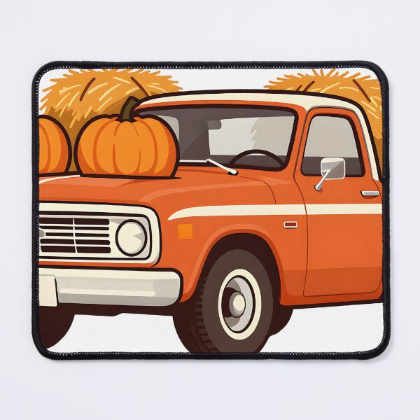 Item preview, Vintage Pickup Truck with Pumpkins designed and sold by chill-a-lot.