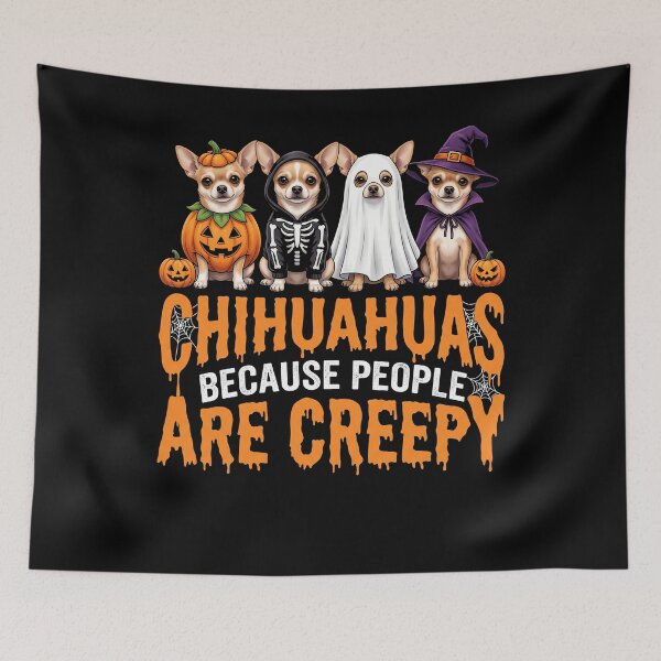 Item preview, Chihuahuas Because People Are Creepy Style Gouttes De Sang designed and sold by MizoX7.