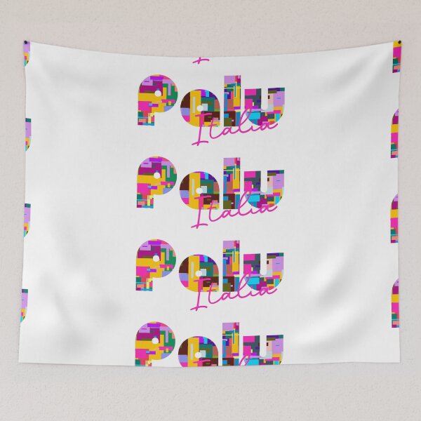 Item preview, Palù, Verona, Italy, Italia, colorful typography design for travellers designed and sold by Wanderful-roads.