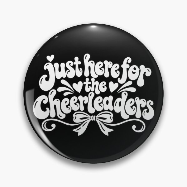 Item preview, Just Here for Cheerleaders Funny Cheerleading Fan Cheer Mom Dad Family Humor designed and sold by 76Valeria.
