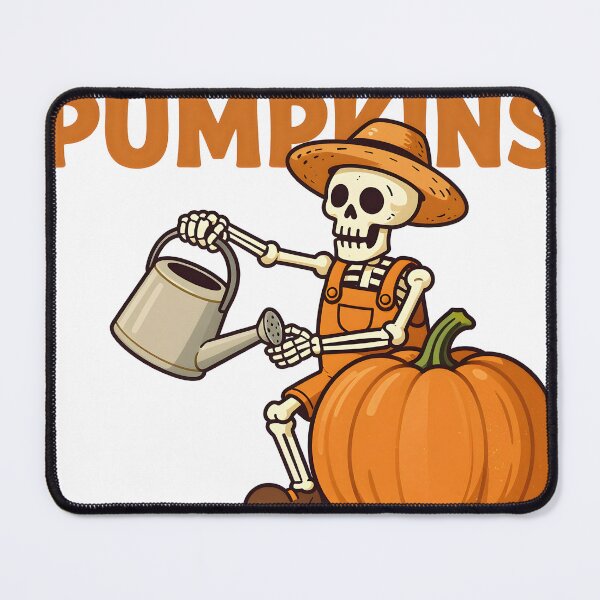 Item preview, Growing Pumpkins Till I'm Bones Skeleton Gardener designed and sold by chill-a-lot.