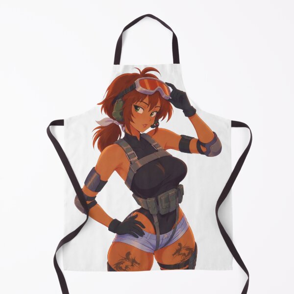 Item preview, Gamer Pilot Pin-Up – Retro Cartoon Girl designed and sold by  Hollow Moon Studios..