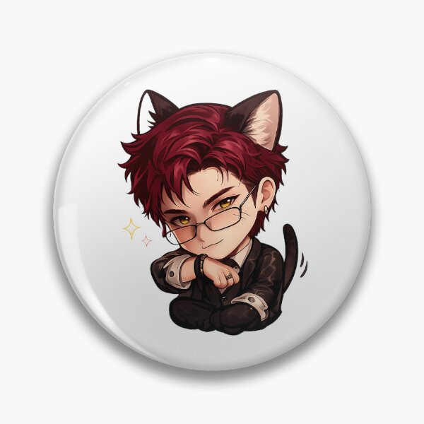 Artikelvorschau, Niedlicher Valko-inspirierter Katzenjunge-Chibi-Aufkleber entworfen und verkauft von CortezPalmer.
