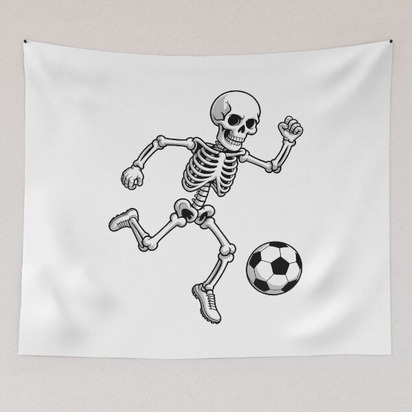 Item preview, Skeleton Soccer Player Football designed and sold by limanol.