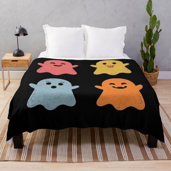 Item preview, Retro Ghosts Fantômes Colorés Vintage Style designed and sold by MizoX7.