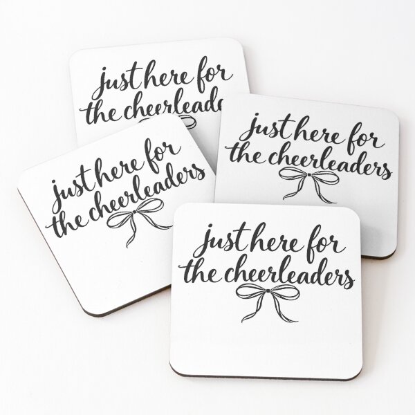 Item preview, Just Here for Cheerleaders Funny Cheerleading Fan Cheer Mom Dad Family Humor designed and sold by 76Valeria.