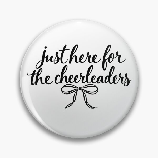 Item preview, Just Here for Cheerleaders Funny Cheerleading Fan Cheer Mom Dad Family Humor designed and sold by 76Valeria.