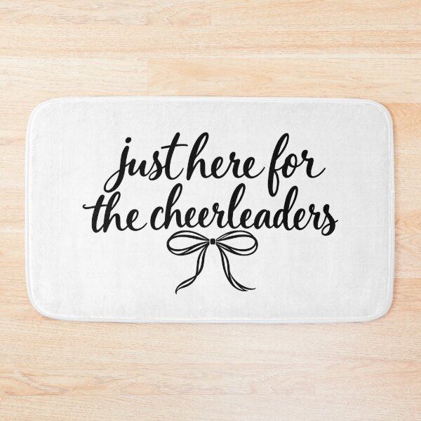 Item preview, Just Here for Cheerleaders Funny Cheerleading Fan Cheer Mom Dad Family Humor designed and sold by 76Valeria.