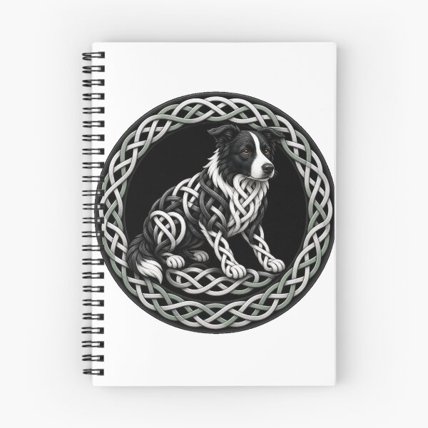 Item preview, Celtic Knot Border Collie Roundel designed and sold by Freckled-Monkey.