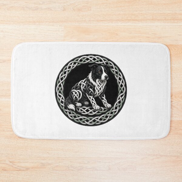 Item preview, Celtic Knot Border Collie Roundel designed and sold by Freckled-Monkey.