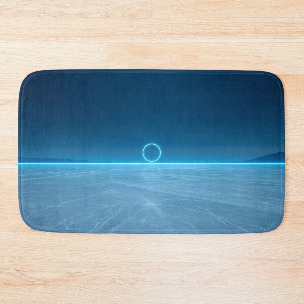 Item preview, Glowing Cyan Ring Portal Over Frozen Ice Plain designed and sold by monkeybusiness.pt.