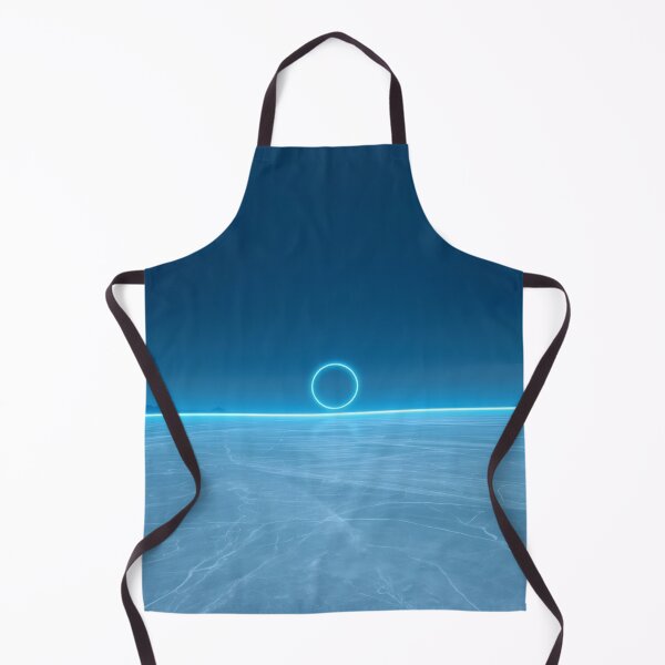 Item preview, Glowing Cyan Ring Portal Over Frozen Ice Plain designed and sold by monkeybusiness.pt.