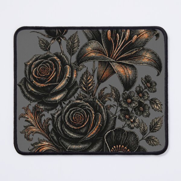 Item preview, Gothic Black Rose Floral Bouquet designed and sold by Reverie & Roses.