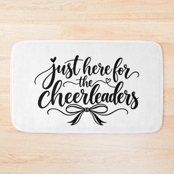 Item preview, Just Here for Cheerleaders Funny Cheerleading Fan Cheer Mom Dad Family Humor designed and sold by 76Valeria.