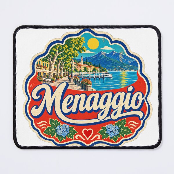 Item preview, Menaggio Italy Travel Souvenir Painted Italian Sign designed and sold by VisualArtsOasis.