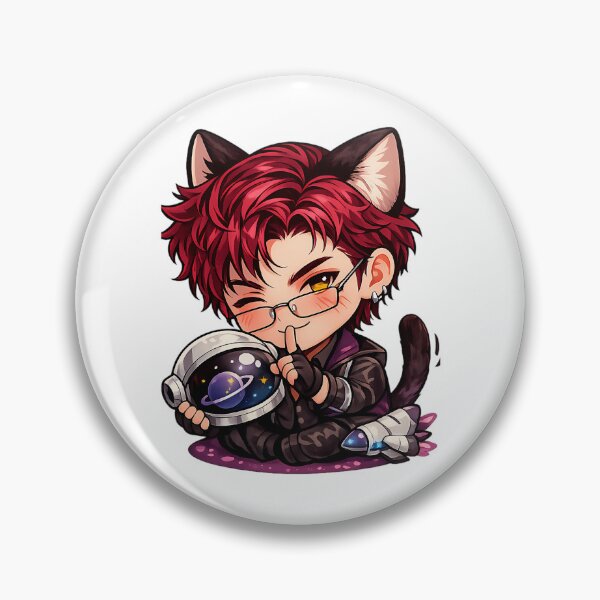 Item preview, Cute Valko Inspired Space Cat Boy Sticker designed and sold by CortezPalmer.